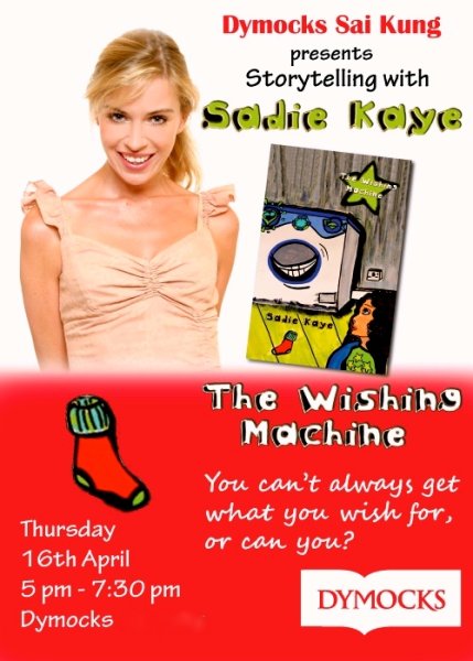 Sadie Kaye 2015 Book Signing Event at Dymocks Hong Kong
