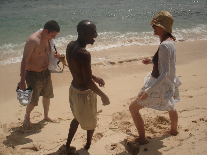 Sadie, Geoff and Chris