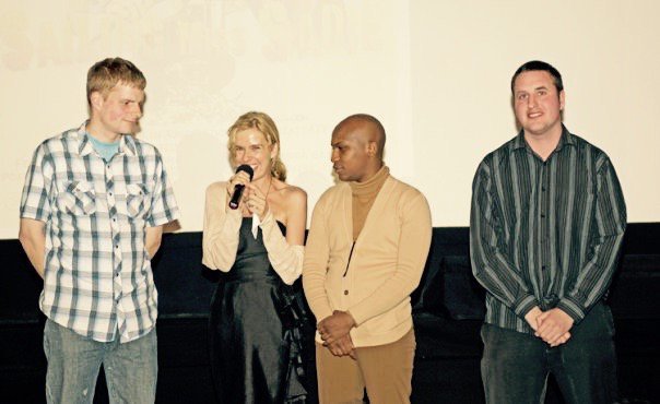 Sadie Kaye speaks at London  premiere of Sailing Miss Sadie