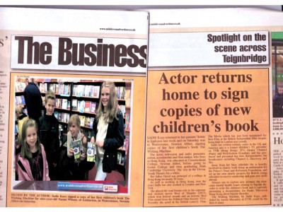 Sadie in the Mid Devon Advertiser